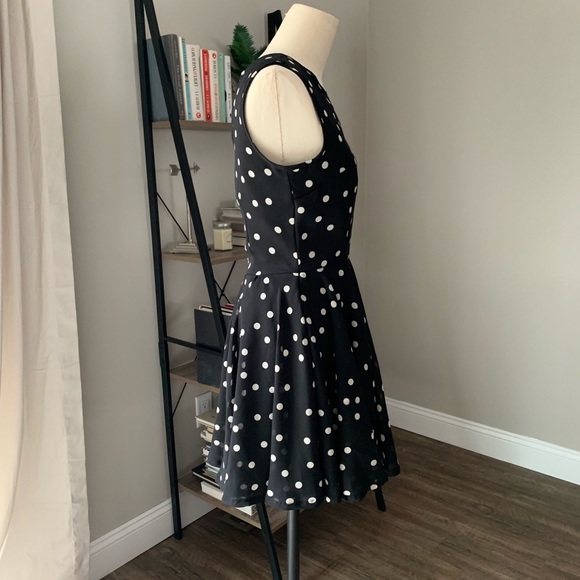 Polka Dot Skater Dress - Picture 3 of 4